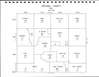 Mitchell County Code Map, Mitchell County 1987